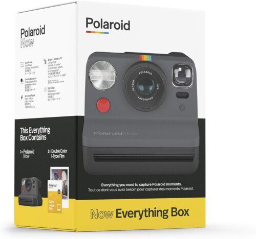 Polaroid Now E-Box & Double Pack Film Black