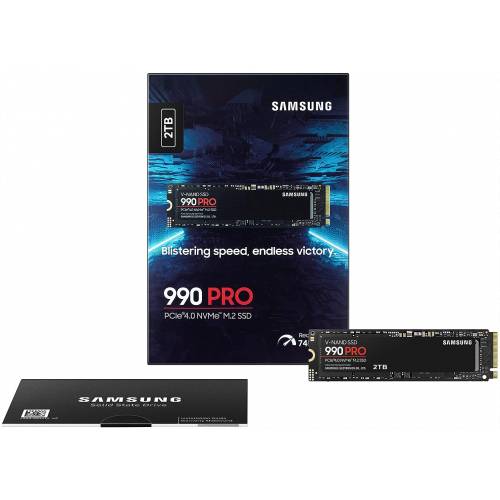 Samsung SSD 990 Pro 2TB without heatsink 7450/6900 Mb/s