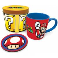 Nintendo - Super Mario - Gift Set Let's go Mug and Coaster EAN 5050293860862