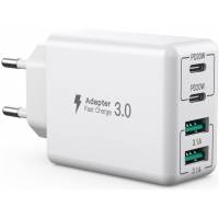 Adapter 40W USB/USB-C Fast Charger for iPhone/Samsung/Meta/Xiaomi