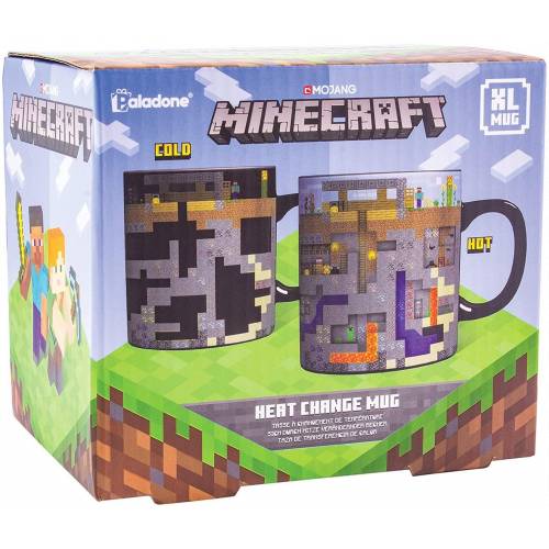 Minecraft Heat Change Mug 550 ml 5055964742195