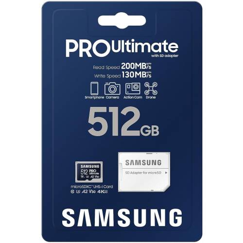 Samsung PRO Ultimate microSD Card + SD Adapter