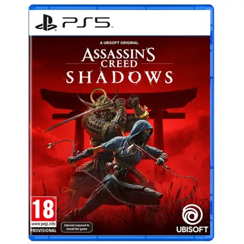 Assassin's Creed Shadows PEGI Cover PS5