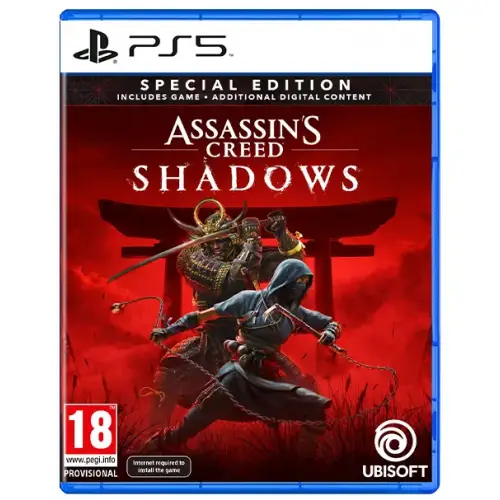 Assassin's Creed Shadows Special Edition PEGI Cover PS5